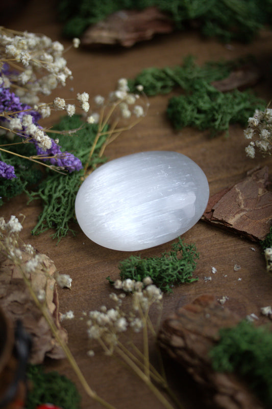 Satin Spar Palmstone ("Selenite")