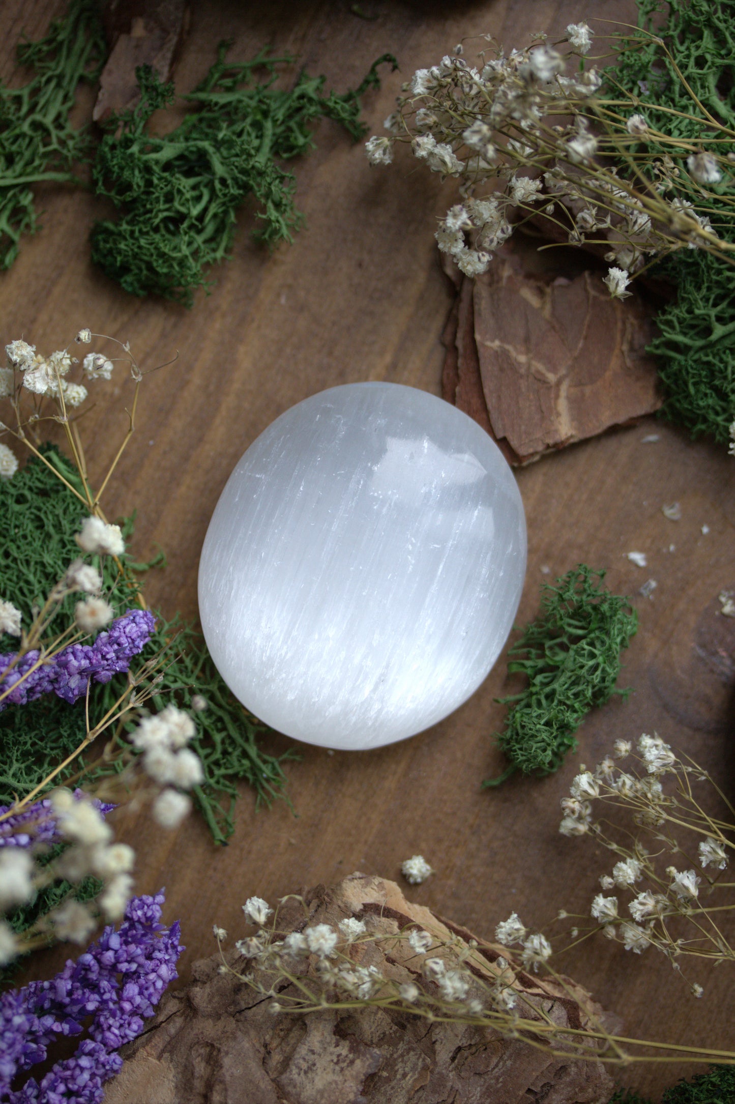 Satin Spar Palmstone ("Selenite")