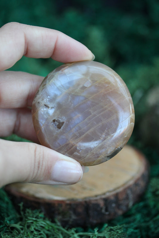 Peach Moonstone Palmstone PMP12
