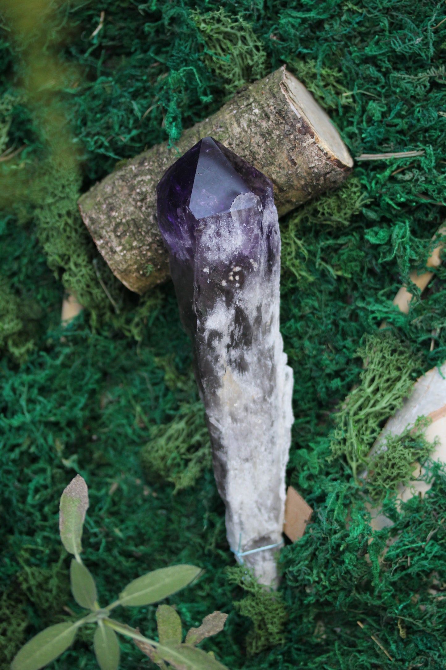 Raw Amethyst Wand AW2